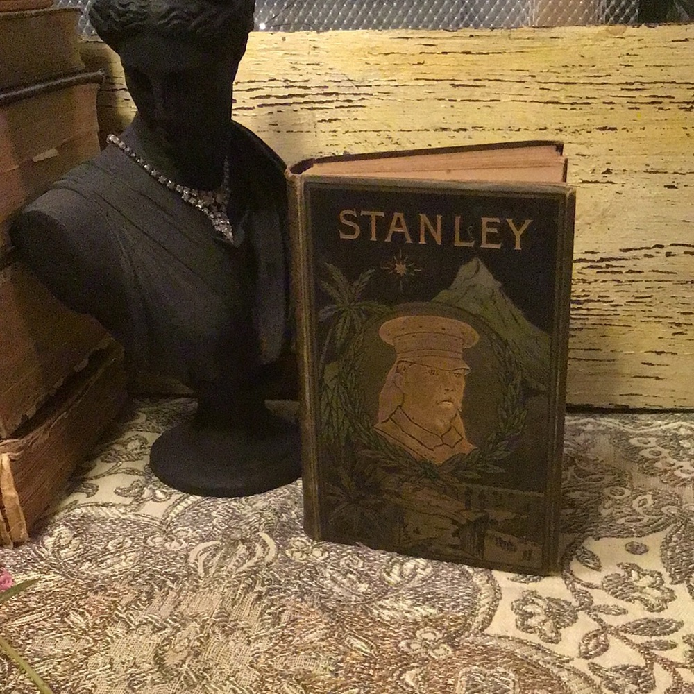 Vintage Stanley Book gold & green Illustrated Cover academia collection display